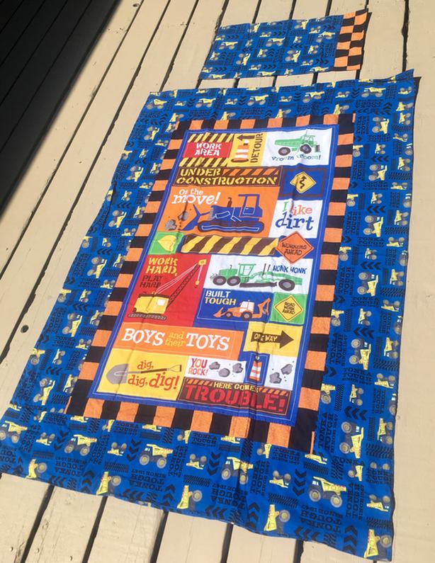 CRIB / TODDLER DUVET COVER and PILLOWCASE image 1