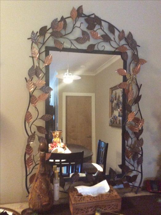 Decorative Mirror & Hat Hooks display photo