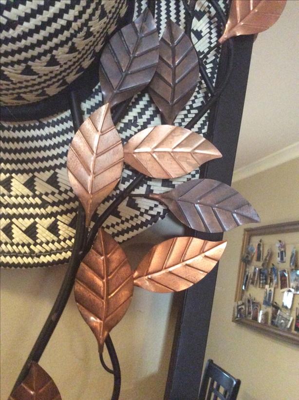 Decorative Mirror & Hat Hooks image 3