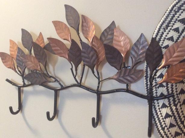 Decorative Mirror & Hat Hooks image 4