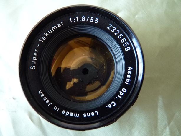 Pentax Super-Takumar 55mm 1.8 SLR film camera lens image 1