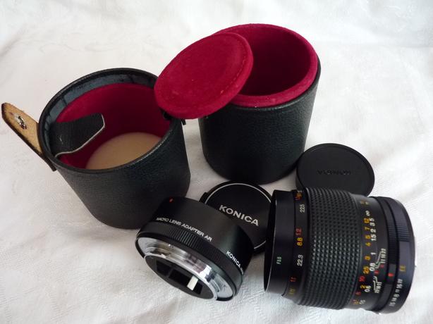 Konica Hexanon 55mm 3.5 Macro 35mm film SLR lens image 4