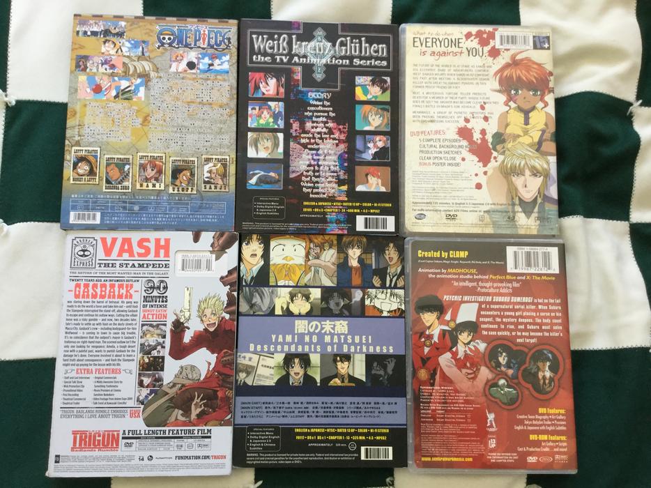 ANIMATION - DVD SETS ** SIX (6) DVD Sets …Five (5) English * Audio Tracks display photo