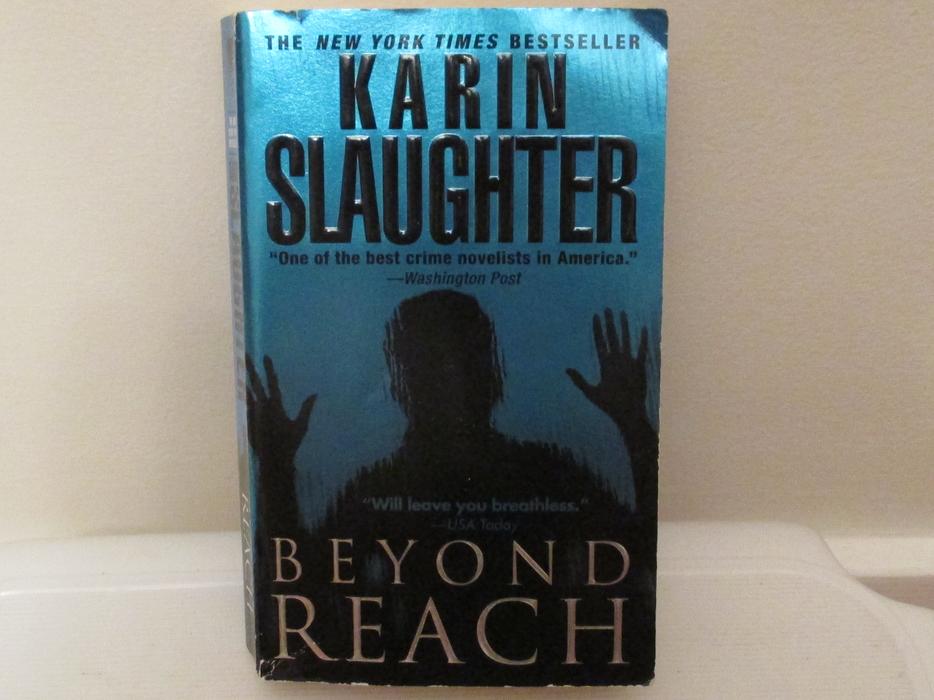 Karin Slaughter Paperback Books display photo