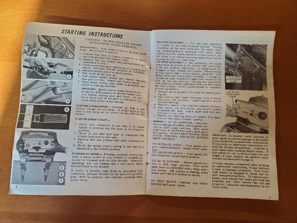 1967 Evinrude 9 1/2 HP Sportwin Owners Manual image 3