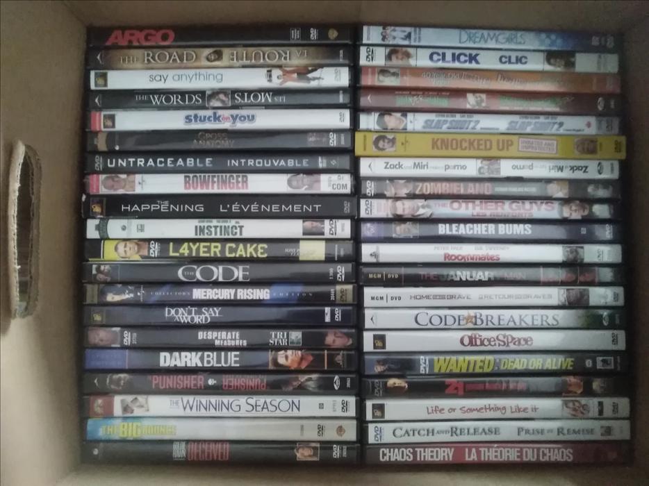 100s of DVD Movies display photo