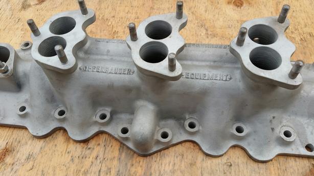 Flathead Ford 2bbl,  3carb intakes image 6