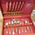 DINNERWARE SET FOR SIX PEOPLE - SILVER PLATED CUTLERY thumbnail image 1