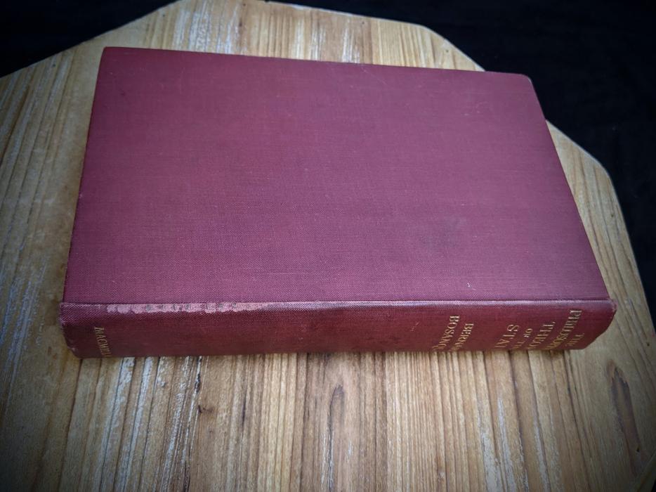 1930 The Philosophical Theory of the State – Signed by Author H.S Harris display photo