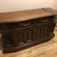 Vintage Electrohome Stereo Cabinet with record player and radio thumbnail image 1