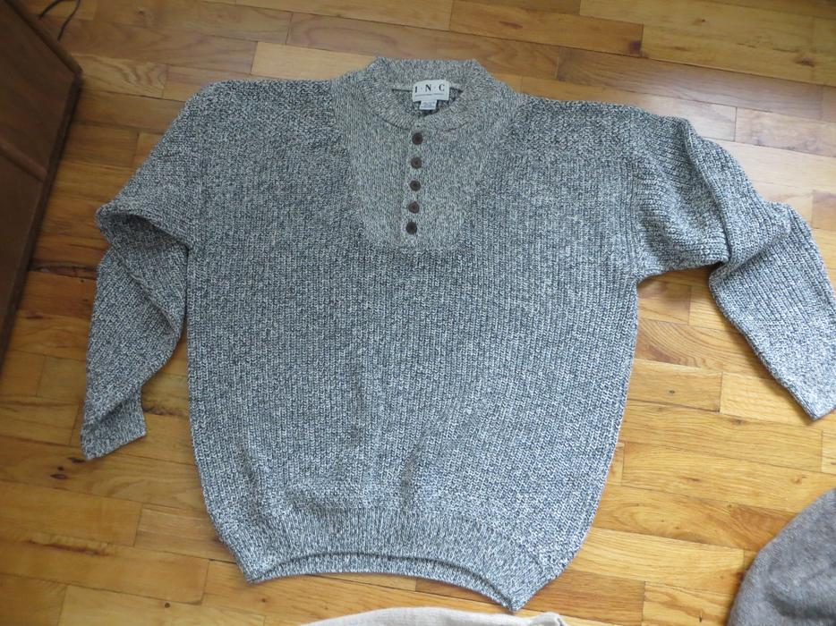 Men's Sweaters - Wool - Wool Blend - Cotton Blend - 100% Cotton display photo