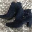 Blue suede boots by Anne Klein thumbnail image 1