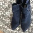 Blue suede boots by Anne Klein thumbnail image 2