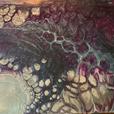 Acrylic poured painting thumbnail image 3