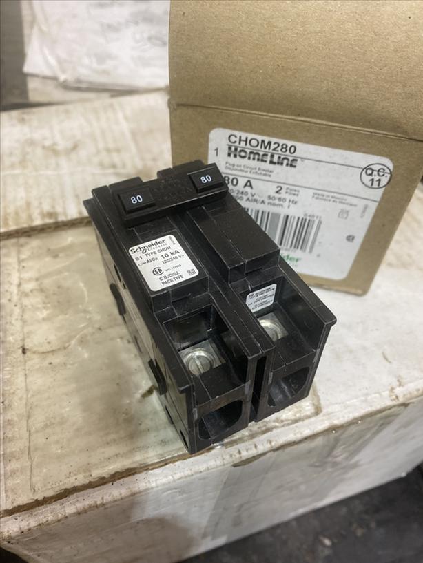 Schneider 80 Amp breaker image 2