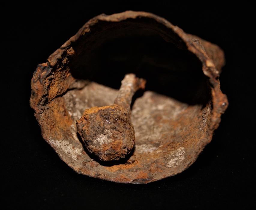 Byzantine iron bell display photo