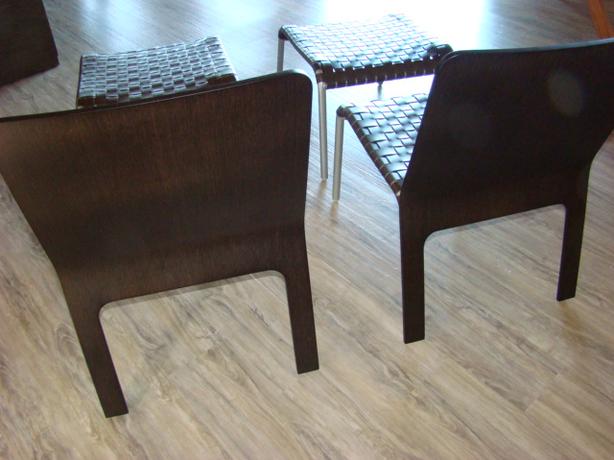 Two Chairs with Ottomans from Scan Design Furniture $250 ea. image 3