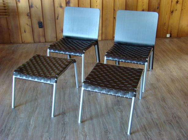 Two Chairs with Ottomans from Scan Design Furniture $250 ea. image 1