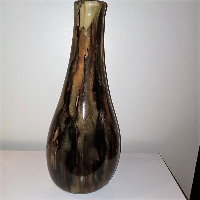 Multi Coloured Art Glass Vase display photo