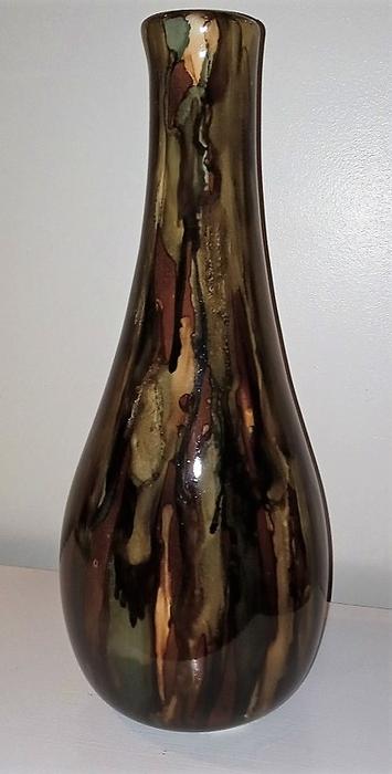 Multi Coloured Art Glass Vase display photo
