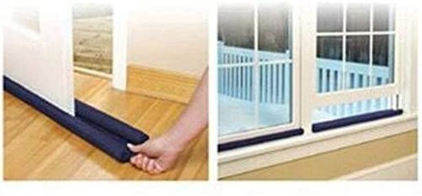 10 x Double Sided Doorstop (Coffee) - Energy Saving Protector (Coffee) image 2