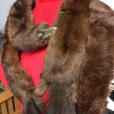 Vintage 4 Mink Stole with head  and tails 1930's or 40's thumbnail image 2