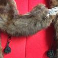 Vintage 4 Mink Stole with head  and tails 1930's or 40's thumbnail image 3