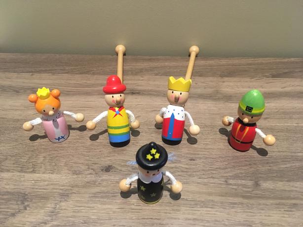 WOODEN PUPPETS on a STICK image 2