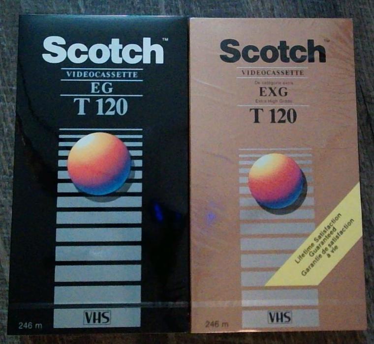 6 New T120 VHS Tapes display photo