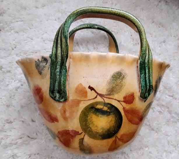 Large Basket Bowl Handmade in Italy, Frutta - Laccata Collection by Modigliani image 2