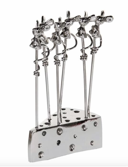 Mouse cheese picks display photo